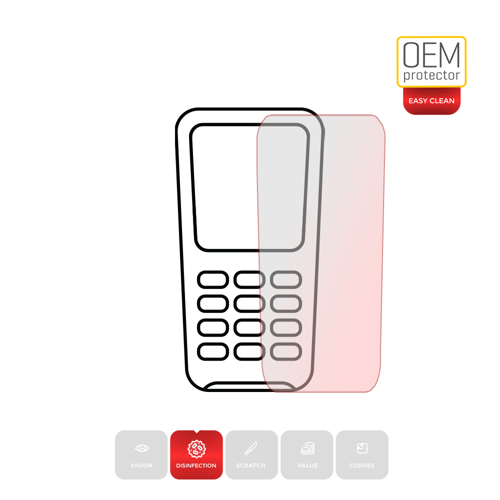 Easy Clean Protective Film for Ingenico IWL Series