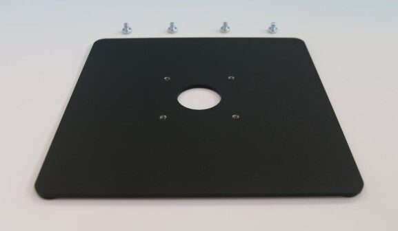 Steel Base Plate for Tilt & Swivel Stand (Black)