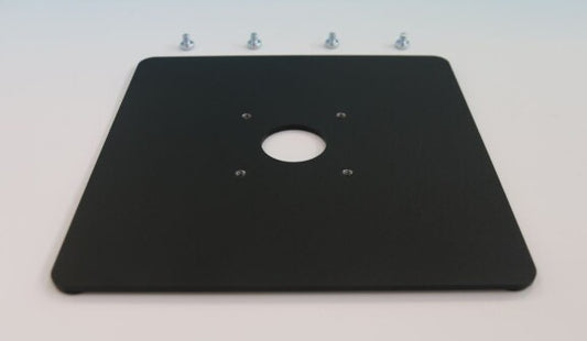 Steel Base Plate for Tilt & Swivel Stand (Black)