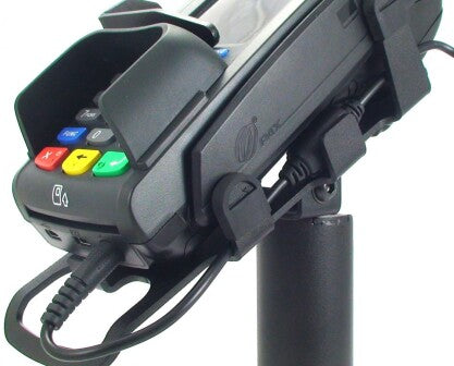 Pax S900 Tilt & Swivel Desk POS Pin Pad Mount with Locking Arm