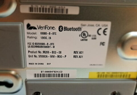 VeriFone VX680 Bluetooth Charging Base