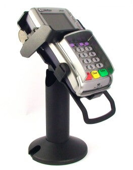 VeriFone VX810 Tilt & Swivel Desk POS Pin Pad Mount Stand with Locking Arm
