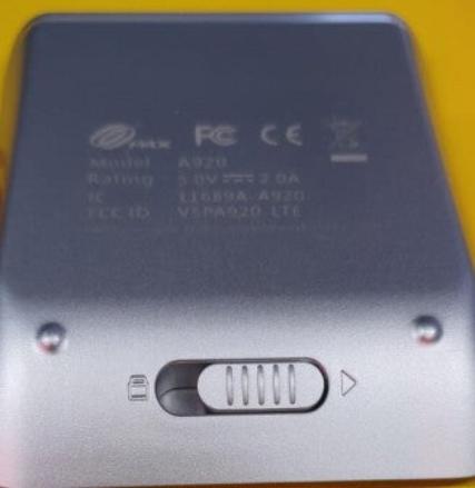 Pax A920 Battery Cover and Switch