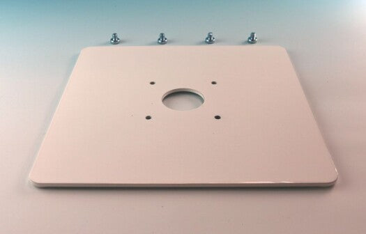 Steel Base Plate for Tilt & Swivel Stand (White)