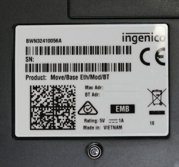 Ingenico Move 3500 5000 Bluetooth Base